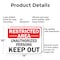 Signmission Restricted Area Unauthorized People Keep Out OSHA ANSI Sign, Aluminum, 14in W x 10in L, 2PK OS-2PACK-MISC-A-1014-L-19512 - alternate 4